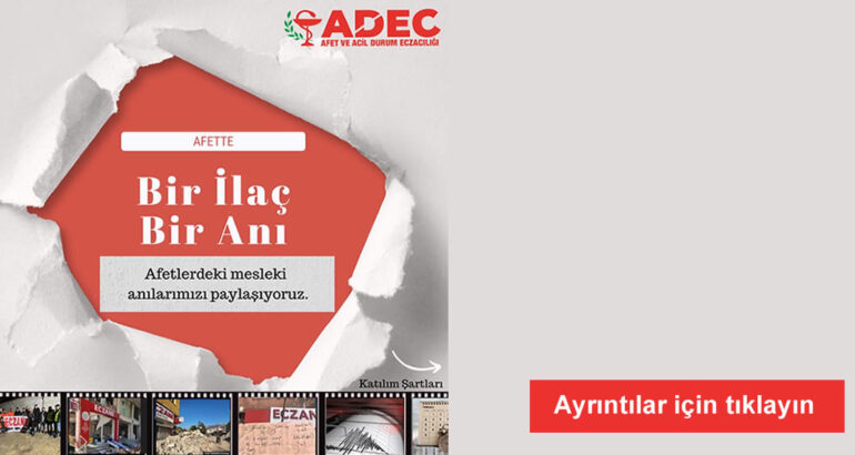 Afetlerdeki Mesleki Anıları Paylaşıyoruz